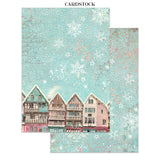 Stamperia Winter Magic Junk Journal Stickers, Backgrounds and Cut-Outs - SBJK25