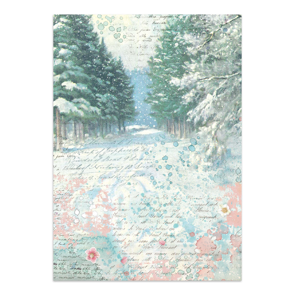 Stamperia Winter Magic Junk Journal Stickers, Backgrounds and Cut-Outs - SBJK25