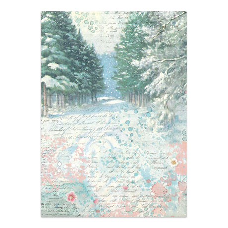 Stamperia Winter Magic Junk Journal Stickers, Backgrounds and Cut-Outs - SBJK25