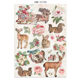 Stamperia Winter Magic Junk Journal Stickers, Backgrounds and Cut-Outs - SBJK25