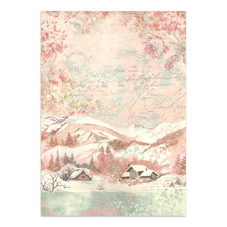 Stamperia Winter Magic Junk Journal Stickers, Backgrounds and Cut-Outs - SBJK25