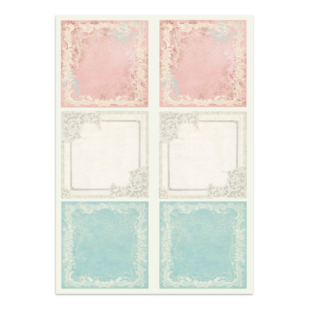Stamperia Winter Magic Junk Journal Stickers, Backgrounds and Cut-Outs - SBJK25