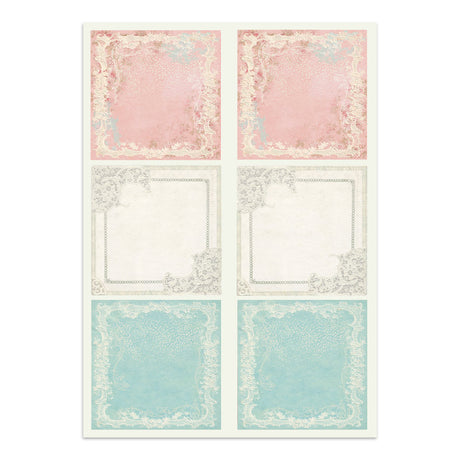 Stamperia Winter Magic Junk Journal Stickers, Backgrounds and Cut-Outs - SBJK25