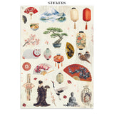 Stamperia Oriental Garden Junk Journal Stickers, Backgrounds, Cut-Outs (SBJK26)
