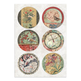 Stamperia Oriental Garden Junk Journal Stickers, Backgrounds, Cut-Outs (SBJK26)