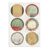 Stamperia Oriental Garden Junk Journal Stickers, Backgrounds, Cut-Outs (SBJK26)