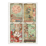 Stamperia Oriental Garden Junk Journal Stickers, Backgrounds, Cut-Outs (SBJK26)