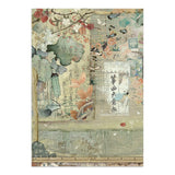 Stamperia Oriental Garden Junk Journal Stickers, Backgrounds, Cut-Outs (SBJK26)