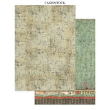 Stamperia Oriental Garden Junk Journal Stickers, Backgrounds, Cut-Outs (SBJK26)