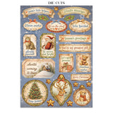 Stamperia Silent Night Junk Journal Stickers, Backgrounds and Cut-Outs - SBJK27