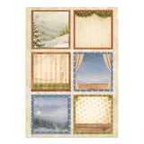 Stamperia Silent Night Junk Journal Stickers, Backgrounds and Cut-Outs - SBJK27