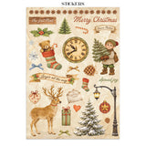 Stamperia Silent Night Junk Journal Stickers, Backgrounds and Cut-Outs - SBJK27