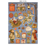 Stamperia Silent Night Junk Journal Stickers, Backgrounds and Cut-Outs - SBJK27