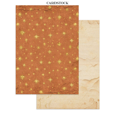 Stamperia Silent Night Junk Journal Stickers, Backgrounds and Cut-Outs - SBJK27