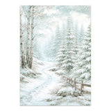 Stamperia White Christmas Junk Journal Stickers, Backgrounds and Cut-Outs by Cristina Radovan - SBJK28
