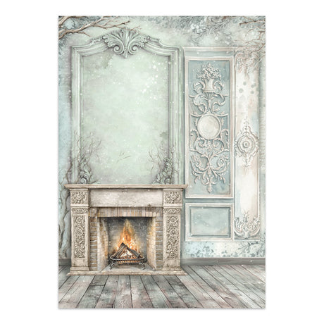 Stamperia White Christmas Junk Journal Stickers, Backgrounds and Cut-Outs by Cristina Radovan - SBJK28