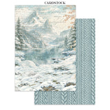 Stamperia White Christmas Junk Journal Stickers, Backgrounds and Cut-Outs by Cristina Radovan - SBJK28
