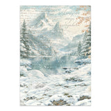 Stamperia White Christmas Junk Journal Stickers, Backgrounds and Cut-Outs by Cristina Radovan - SBJK28