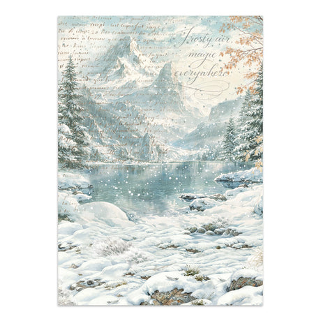 Stamperia White Christmas Junk Journal Stickers, Backgrounds and Cut-Outs by Cristina Radovan - SBJK28
