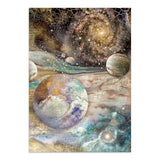 Stamperia Cosmos Junk Journal Stickers, Backgrounds, Cut-Outs by Cristina Radovan - SBJK29