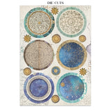 Stamperia Cosmos Junk Journal Stickers, Backgrounds, Cut-Outs by Cristina Radovan - SBJK29