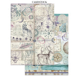 Stamperia Cosmos Junk Journal Stickers, Backgrounds, Cut-Outs by Cristina Radovan - SBJK29