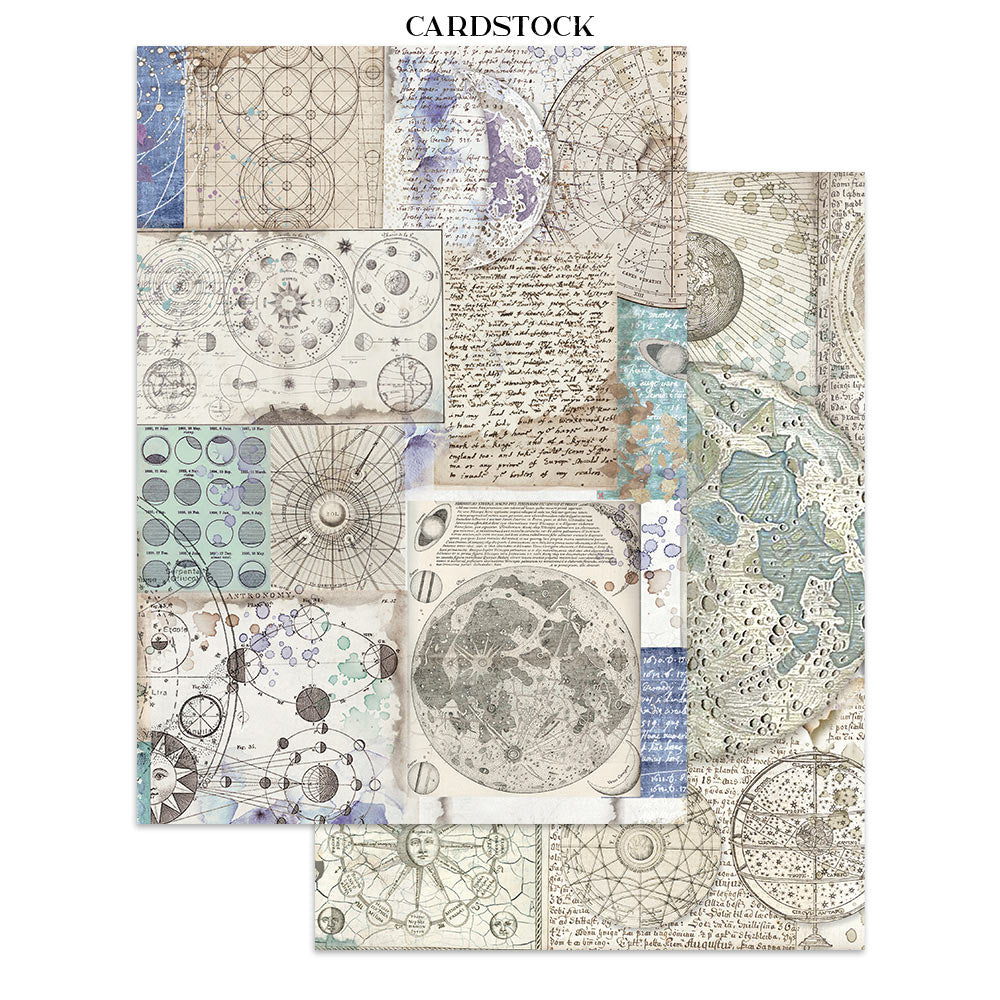 Stamperia Cosmos Junk Journal Stickers, Backgrounds, Cut-Outs by Cristina Radovan - SBJK29