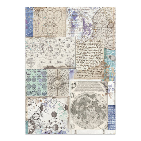 Stamperia Cosmos Junk Journal Stickers, Backgrounds, Cut-Outs by Cristina Radovan - SBJK29