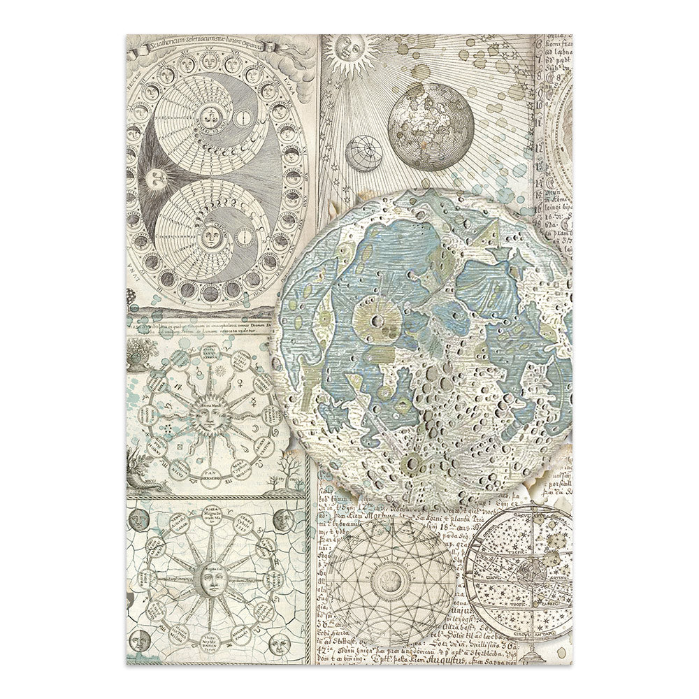 Stamperia Cosmos Junk Journal Stickers, Backgrounds, Cut-Outs by Cristina Radovan - SBJK29