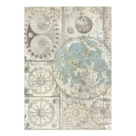 Stamperia Cosmos Junk Journal Stickers, Backgrounds, Cut-Outs by Cristina Radovan - SBJK29