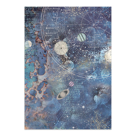 Stamperia Cosmos Junk Journal Stickers, Backgrounds, Cut-Outs by Cristina Radovan - SBJK29
