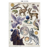 Stamperia Cosmos Junk Journal Stickers, Backgrounds, Cut-Outs by Cristina Radovan - SBJK29