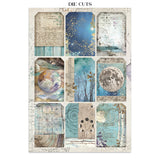Stamperia Cosmos Junk Journal Stickers, Backgrounds, Cut-Outs by Cristina Radovan - SBJK29