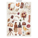 Stamperia Our Way Junk Journal Stickers, Backgrounds, Cut-Outs - SBJK30
