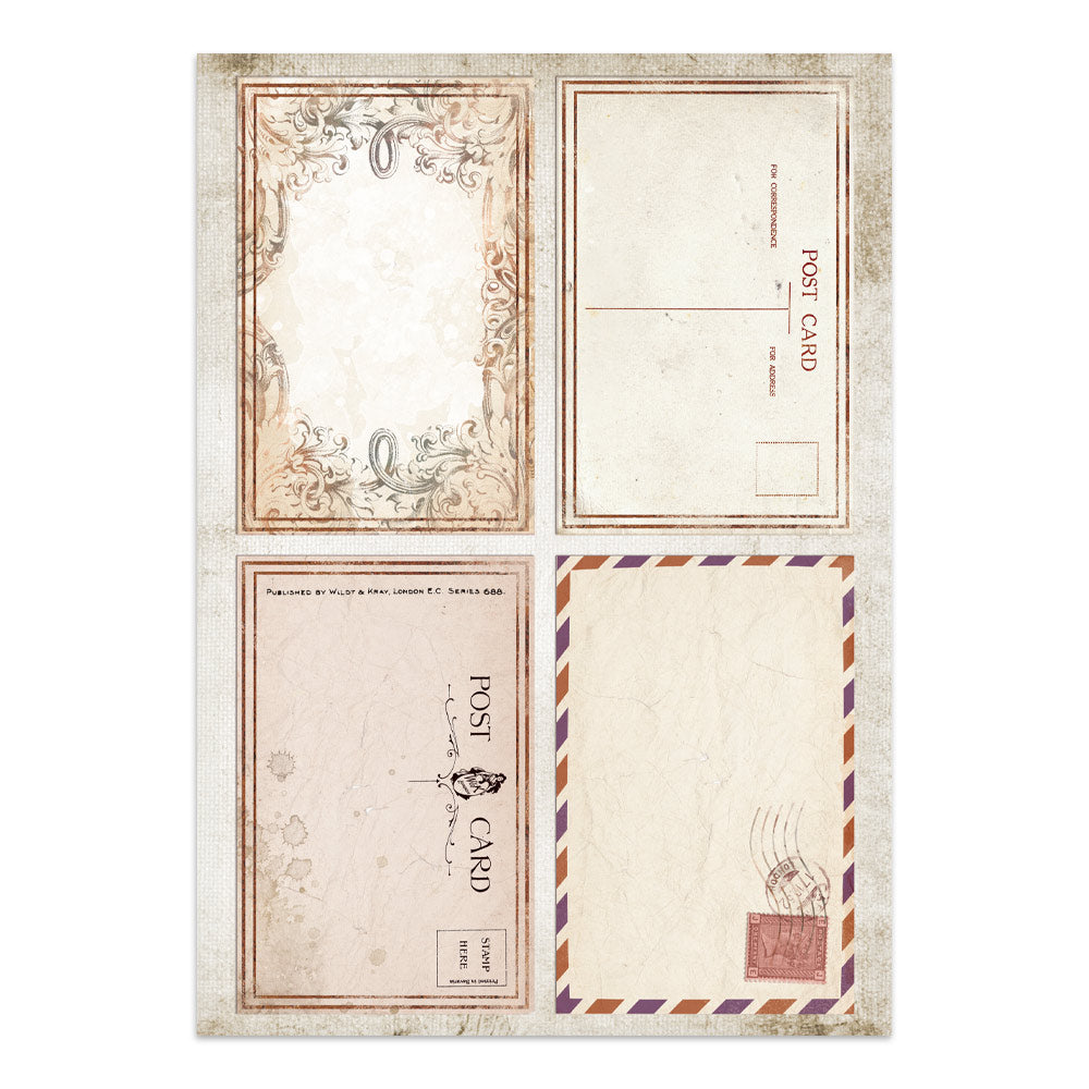 Stamperia Our Way Junk Journal Stickers, Backgrounds, Cut-Outs - SBJK30