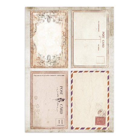 Stamperia Our Way Junk Journal Stickers, Backgrounds, Cut-Outs - SBJK30