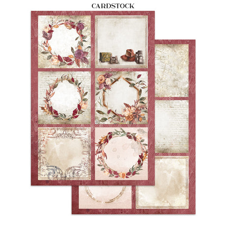 Stamperia Our Way Junk Journal Stickers, Backgrounds, Cut-Outs - SBJK30
