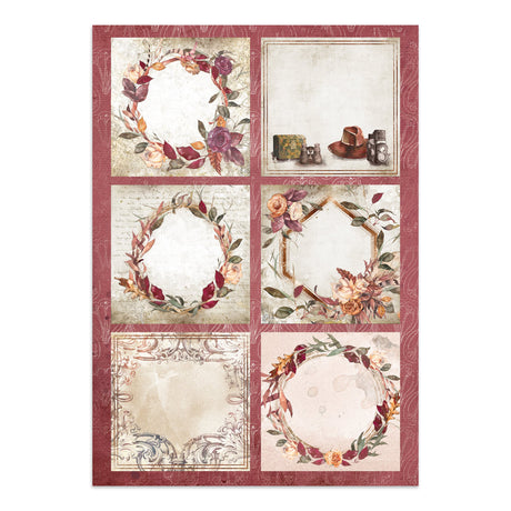 Stamperia Our Way Junk Journal Stickers, Backgrounds, Cut-Outs - SBJK30