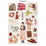 Stamperia Our Way Junk Journal Stickers, Backgrounds, Cut-Outs - SBJK30
