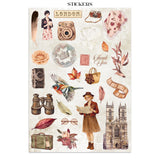Stamperia Our Way Junk Journal Stickers, Backgrounds, Cut-Outs - SBJK30