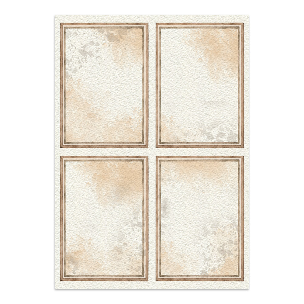Stamperia Flowers and Poems Junk Journal Stickers, Backgrounds, Cut-Outs - SBJK31