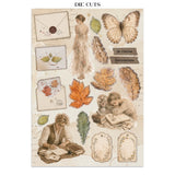 Stamperia Flowers and Poems Junk Journal Stickers, Backgrounds, Cut-Outs - SBJK31