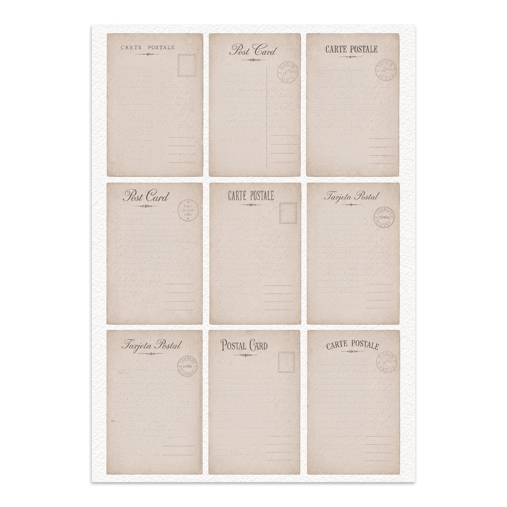 Stamperia Flowers and Poems Junk Journal Stickers, Backgrounds, Cut-Outs - SBJK31