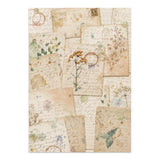 Stamperia Flowers and Poems Junk Journal Stickers, Backgrounds, Cut-Outs - SBJK31