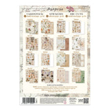 Stamperia Flowers and Poems Junk Journal Stickers, Backgrounds, Cut-Outs - SBJK31