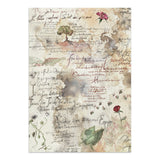 Stamperia Flowers and Poems Junk Journal Stickers, Backgrounds, Cut-Outs - SBJK31