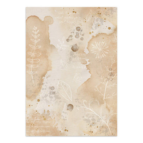 Stamperia Flowers and Poems Junk Journal Stickers, Backgrounds, Cut-Outs - SBJK31
