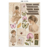 Stamperia Flowers and Poems Junk Journal Stickers, Backgrounds, Cut-Outs - SBJK31