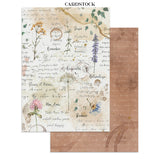 Stamperia Flowers and Poems Junk Journal Stickers, Backgrounds, Cut-Outs - SBJK31