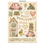 Stamperia Cozy Family Junk Journal Stickers, Backgrounds, Cut-Outs - SBJK32